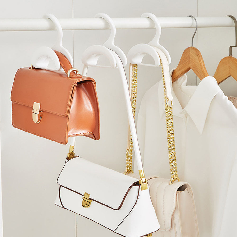 Stackable Arched Bag Hanger Hook Space-saving Bag Hook Hat Scarves Shawls Handbag Organizer Holder for Wardrobe Stackable Arched Bag Hanger Hook Space-saving Bag Hook Hat Scarves Shawls Handbag Organizer Holder for Wardrobe